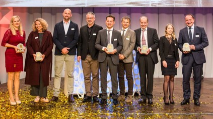 Gruppenfoto der Milestone-Gewinner 2017