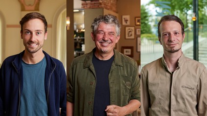 Jonas Mog, Rainer Holzhauer und Thomas Wahnschaffe