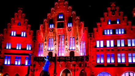 Night of Light, Römer in Frankfurt am Main