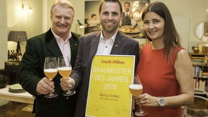 Markus Trinker, Heinrich Dieter und Alessandra Kiener bei der Preisverleihung