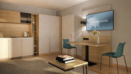 Visualisierung der neuen Leo Apartments Miesbach bei München