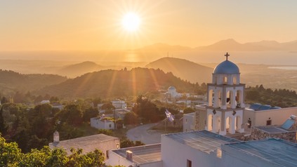 Sonnenuntergang auf der Insel Kos