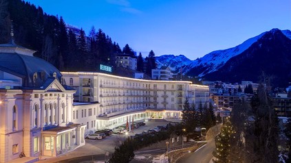 Außenansicht des Das Steigenberger Grandhotel Belvédère Davos