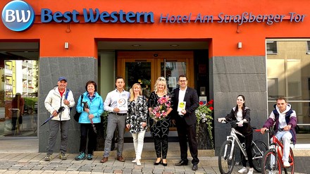 „Bett+Bike“ Zertifizierung für das Best Western Hotel in Plauen