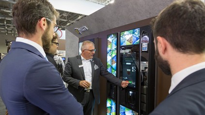 Erklärung eines Automaten auf der euvend & coffena 2019