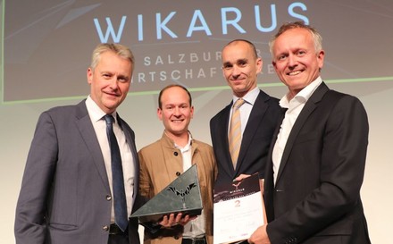 Die Voglauer-Manager Peter Grünwald, Rudolf Gschwandtner, Martin Schrittwieser und David Zwilling