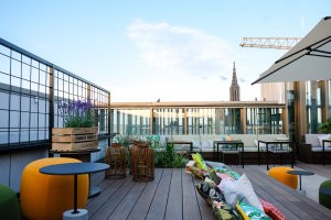 Dachterrasse Me and all Ulm
