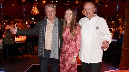 Clemens Zipse mit Tochter Sophie Zipse und Alfons Schuhbeck