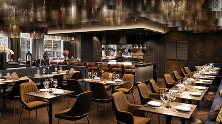 Blick in das Londoner Restaurant Penelope’s