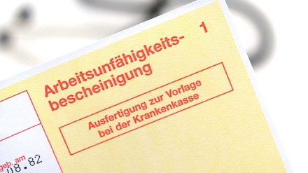 Arbeitsunfähigkeitsbescheinigung