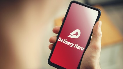 Smartphone mit DeliveryHero App