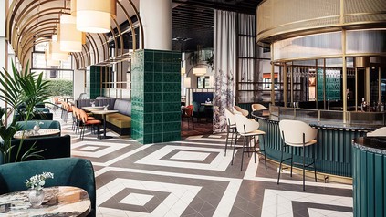 Blick in den Gastraum des Studio Bellerive