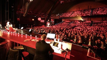 Das gut besuchte internationale Foodservice-Forum im Rahmen Internorga in einer großen Halle