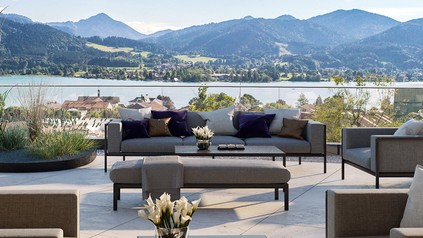 Dachterrasse des Hotelrestaurants "Freyheit".