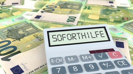 Gelsd und Taschenrechner