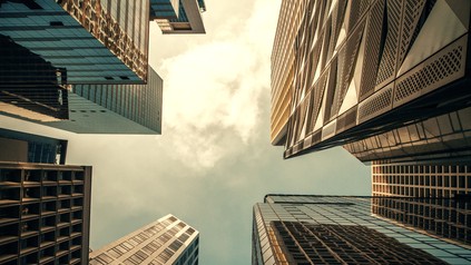 Froschperspektive Wolkenkratzer