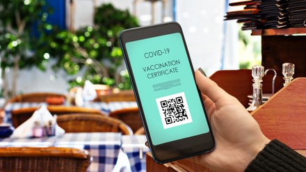Impfnachweis auf dem Handy