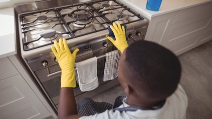 Eine Kontrolle in einer Restaurantküche