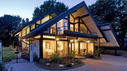 Das Bed and Breakfast im Vivere Ad Parcum in Krefeld von außen