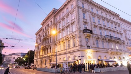 Außenansicht des Café Bellaria