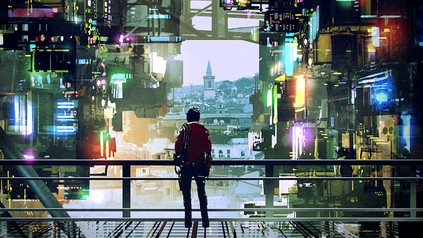 Eine Stadt in der ZUkunft