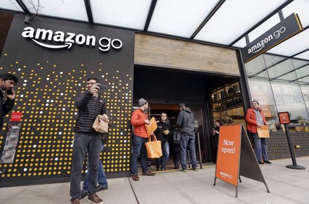 Der amazon go Shop in Seattle von außen