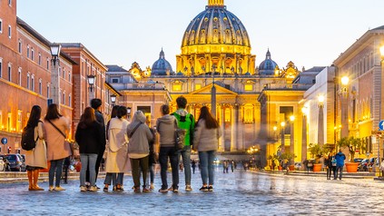 Der Vatikan bei nacht