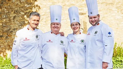 Vl. Ronny Pietzner, Mike Wieser, Elisabeth Albrecht, Paul Emde.
