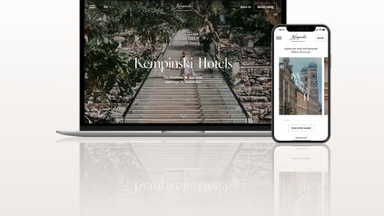Die neue Webseite der Kempinski Hotels geht voraussichtlich Mitte November online.