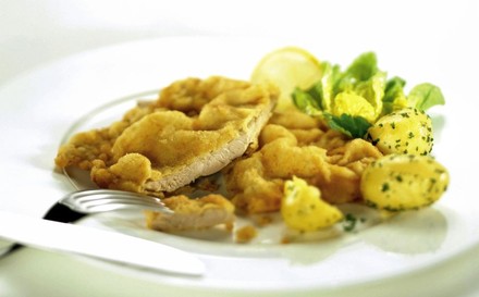 Schnitzel mit Kartoffeln