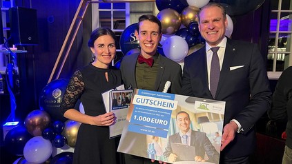 Linus Doufrain sicherte sich den zweiten Platz beim "Azubi-Contest".