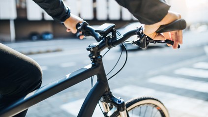 Schwarzes Fahrrad