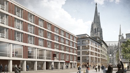 Visualisierung des Radisson RED Cologne in Köln