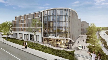 Rendering des neuen Essential by Dorint in Düsseldorf