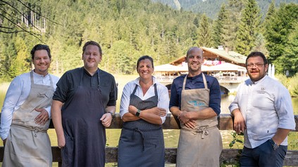 Georg Strohmeyer, Christian Neuroth, Verena Merget, Jörg Heid und Sven Karges