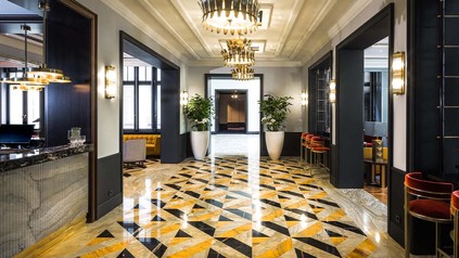 Lobby des Ameron Frankfurt Neckarvillen Boutique