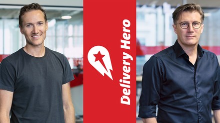 CEO Niklas Östberg und CFO Emmanuel Thomassin von Delivery Hero