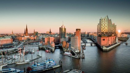 Luftaufnahme von Hamburg