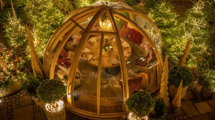 Iglu auf dem Hofgut Dagobertshausen