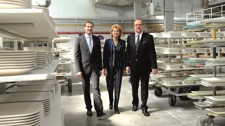 Familie Raithel im Porzellanwer KAHLA