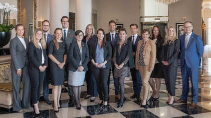 Das Sales-Team der Althoff Hotels.