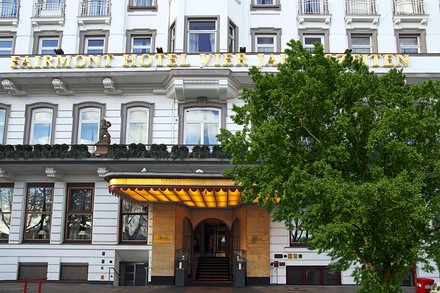 Das Fairmont HOtel Vier Jahreszeiten in Hamburg