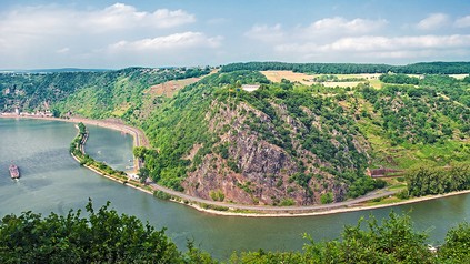 Loreley-Plateau über dem Rhein