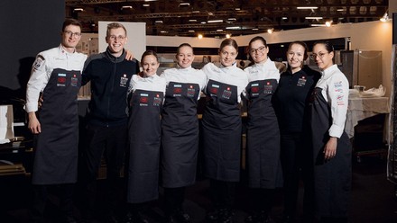 Die Schweizer Junioren-Kochnationalmannschaft.