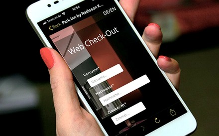 Online Check-In mit Handy