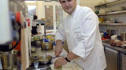 Klaus Erfort in Küche