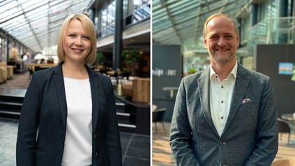 Juliane Safran, Director of Human Resources und General Manager Malte Budde. (Fotos: © Hyatt Regency Mainz)