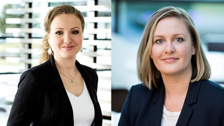 Stephanie Wolf (links) und Katharina Müller (rechts)