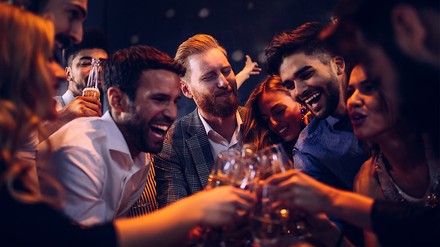 Menschen in einem Club