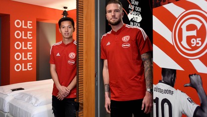 Ein Hotelzimmer für echte Fortuna-Fans.